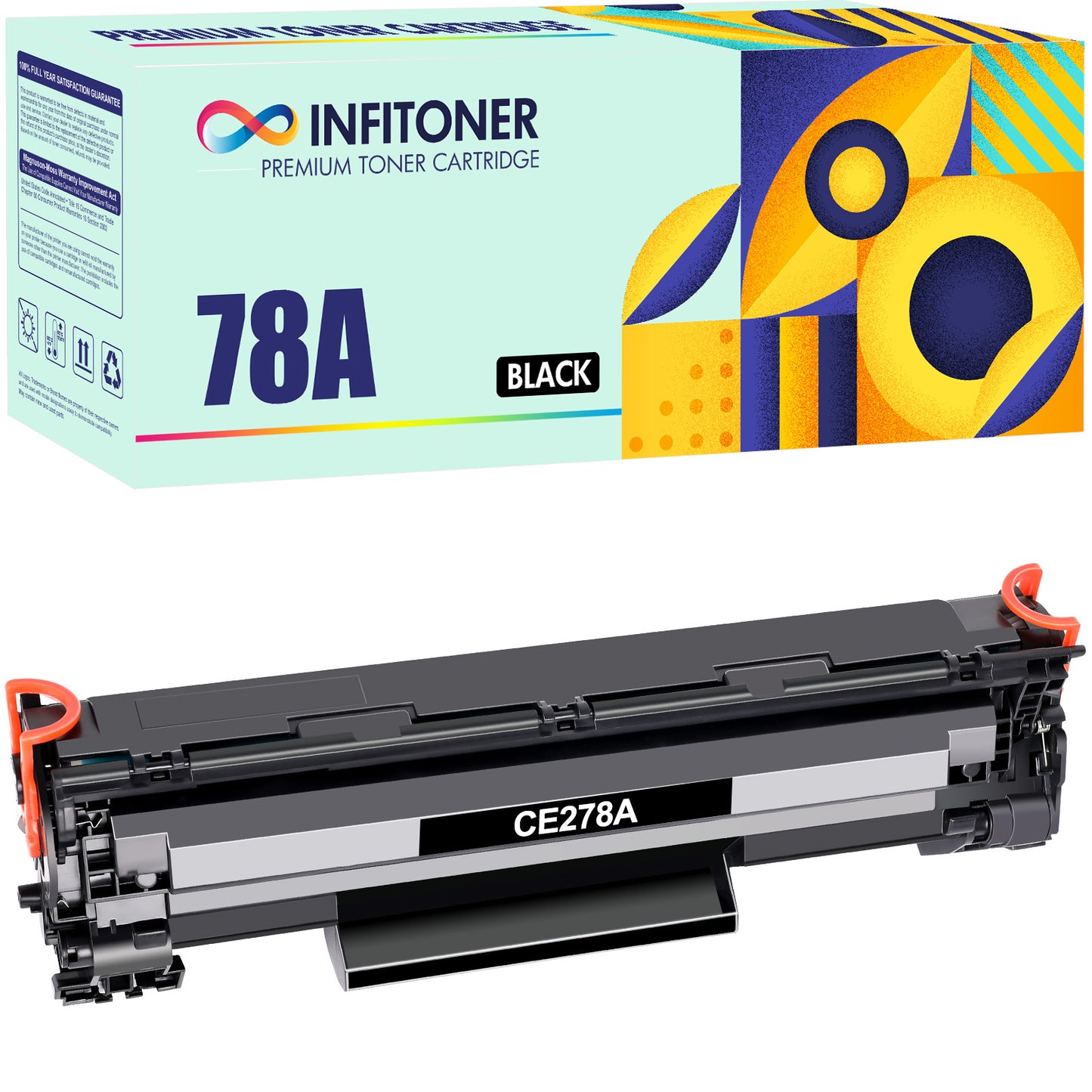 HP Compatible CE278A Black Toner Cartridge