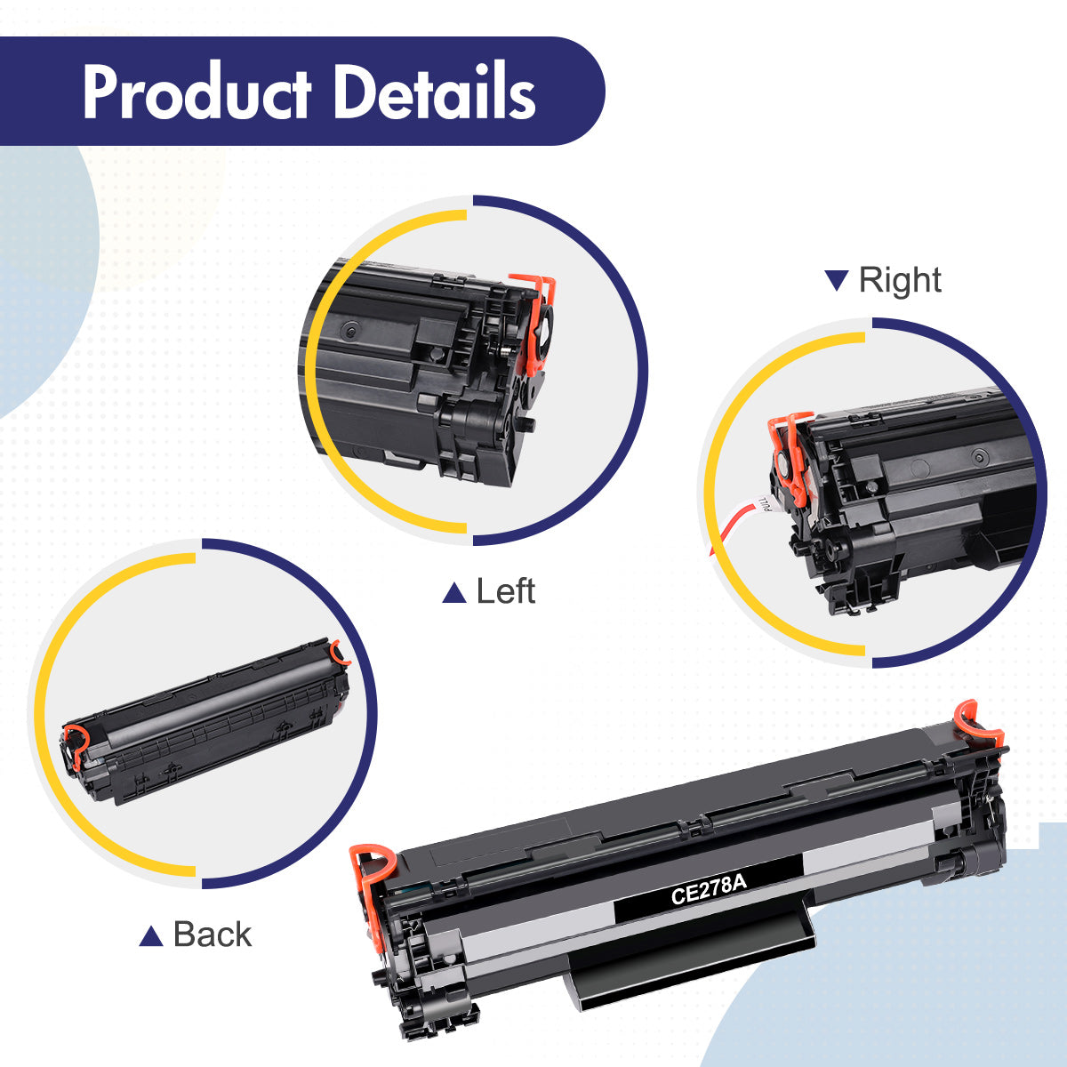 HP Compatible CE278A Black Toner Cartridge